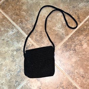 Black knit purse - The Sak